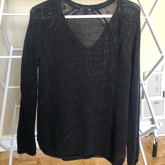 Black Knit Sweater - Picture 2 of 3